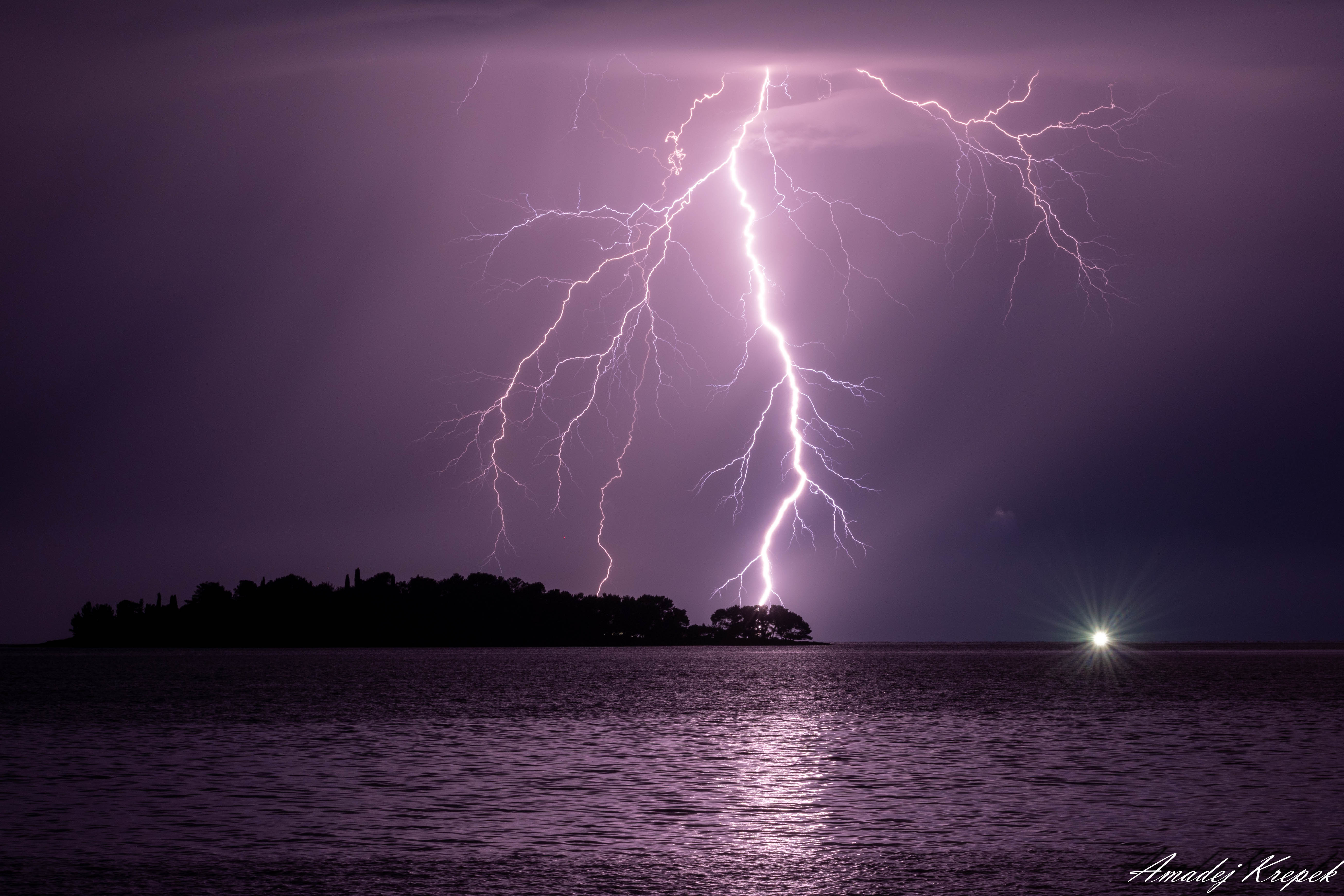Storm near Rovinj, Croatia, 2 August 2025