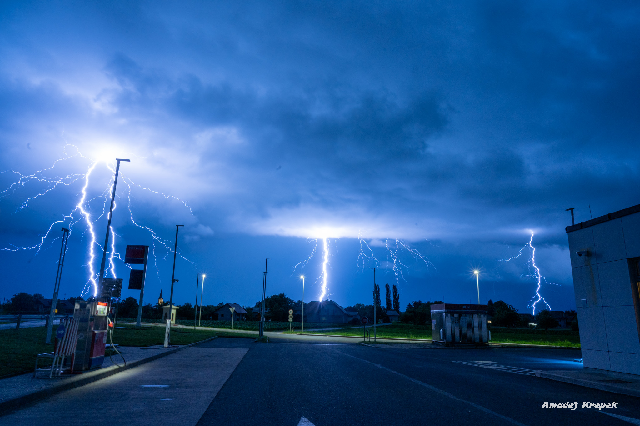 Severe storm near Središče ob Dravi, 9 June 2026
