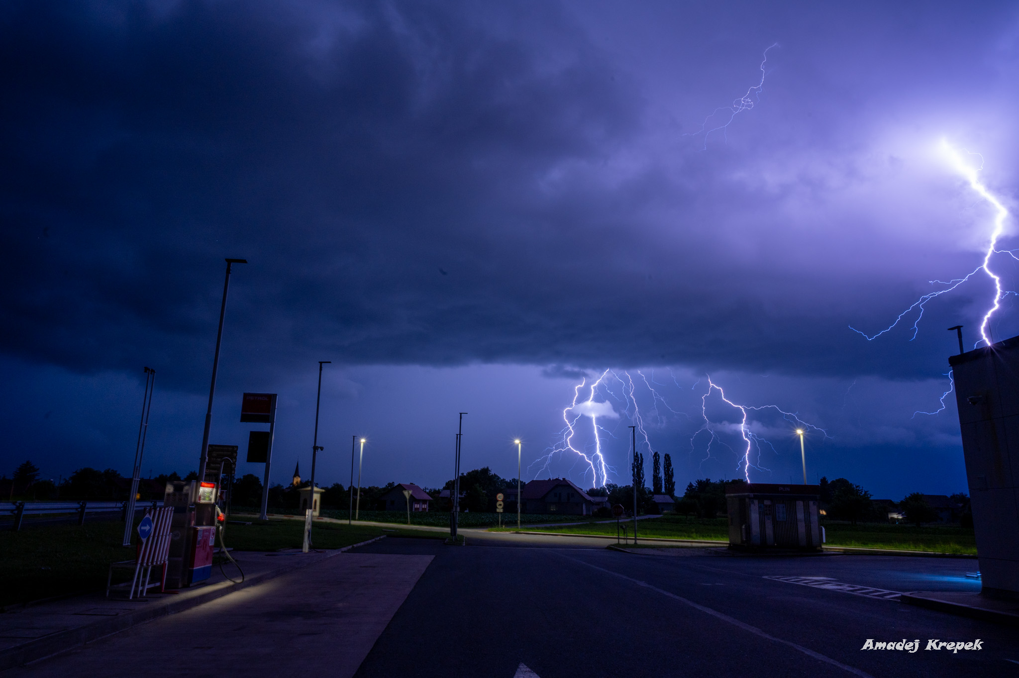 Storm structure near Središče ob Dravi, 9 June 2026